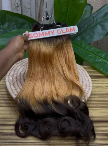 SM WEFT WAVY OMBRE Y BROWN